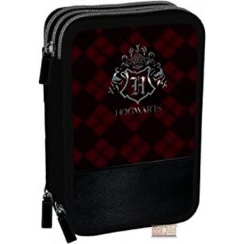 Astuccio 3 zip Harry Potter