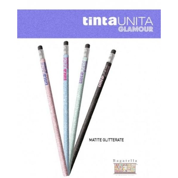 Matita con gomma Tinta Unita glitter