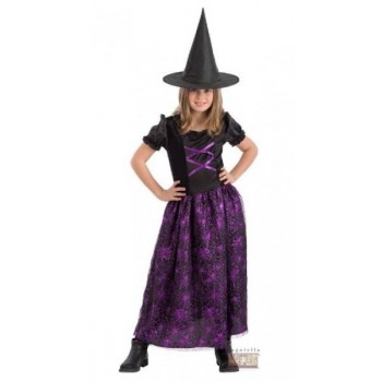 Costume Strega nera e viola...