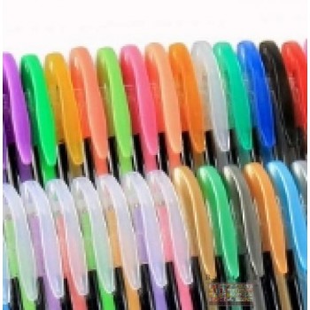 Set 12 penne gel glitterate