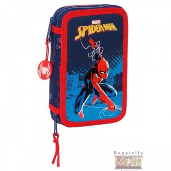 Astuccio 3 zip Spiderman