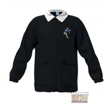 Casacca bambino nera zip...