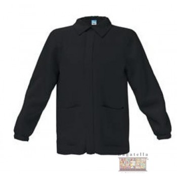 Casacca bambino nera zip...