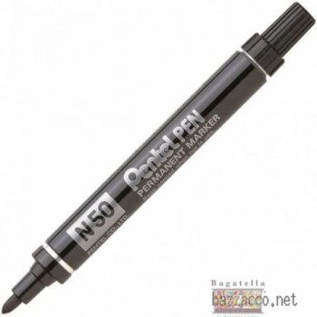 Pennarello pentel nero 50 pz