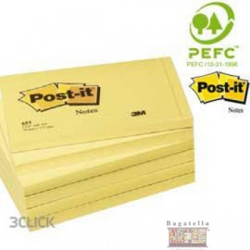 Post-it giallo 655 76x127