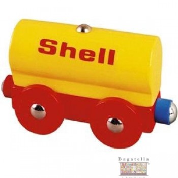 Vagone shell trenino in legno