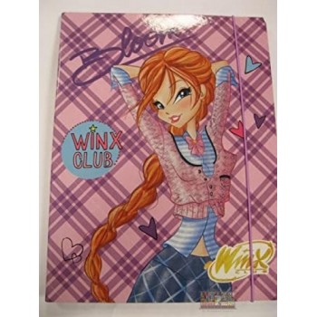 Cartella con elstico Winx