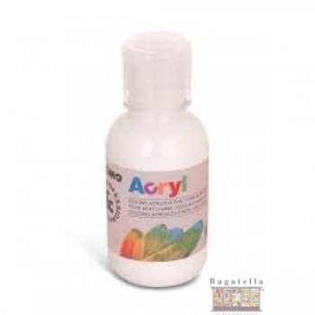 Colore acrilico 125 ml bianco