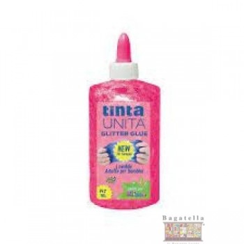 Slime colla glitterata fucsia