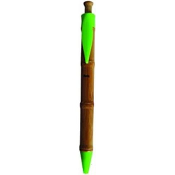 Penna in bamboo verde con...