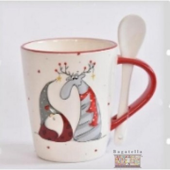 Mug con cucchiaio 9.5 cm