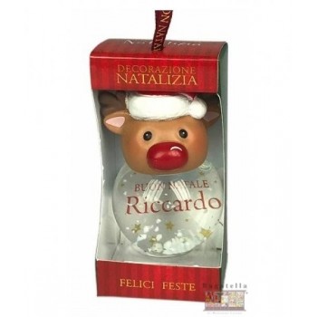 Pallina con nome Riccardo