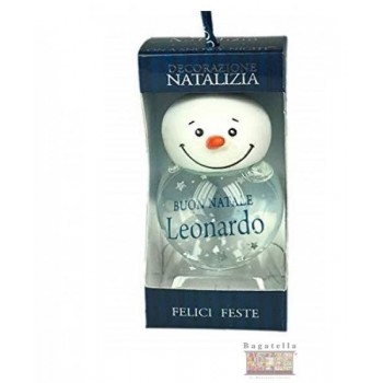 Pallina con nome Leonardo