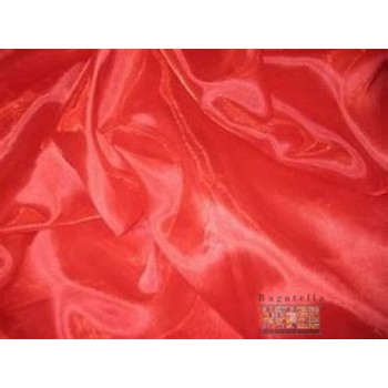 Tessuto organza rosso