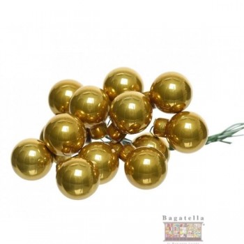 Palline a grappolo oro 10 pz