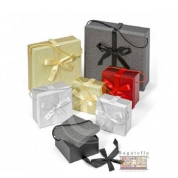 Scatola regalo oro glitter