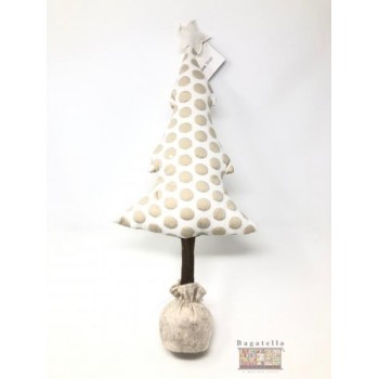 Albero beige in panno con...