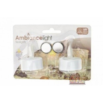 Set 2 candele tealight a...