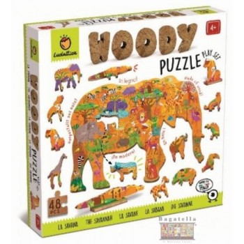 Woody puzzle safari
