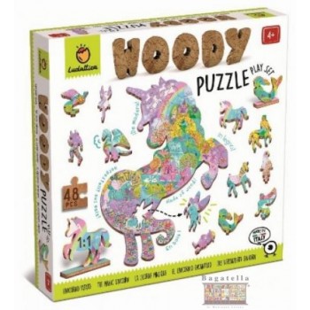 Woody puzzle unicorni
