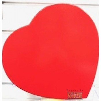 Scatola cuore rosso 28x12