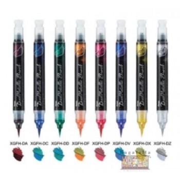 Pentel dual metallic brush...