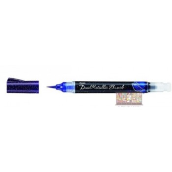 Pentel dual metallic brush...