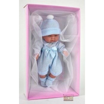 Bambola vestito azzurro 25 cm