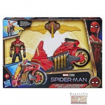 Spiderman con moto 15 cm