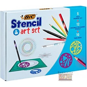 Bic stencil art