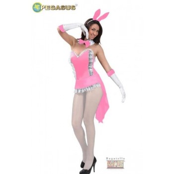 Costume coniglietta rosa tg.42