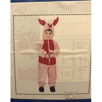 Costume maialino 3-4 anni