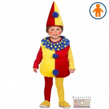 Costume pagliaccio 1-3 anni