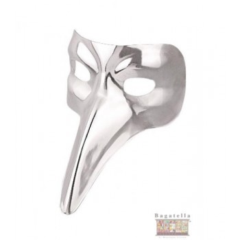 Maschera veneziana argento