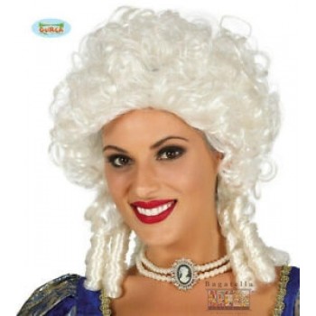 Parrucca dama bianca