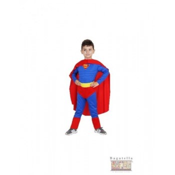 Vestito superman 5/6 anni