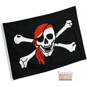 Bandiera con teschio pirata