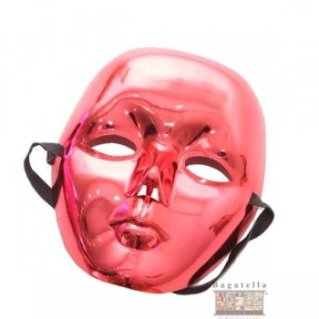 Maschera rossa metallizzata