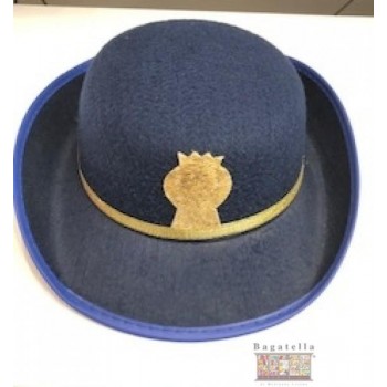 Cappello poliziotto blu o nero