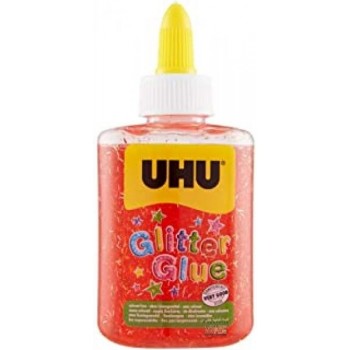 Glitter glue rosso