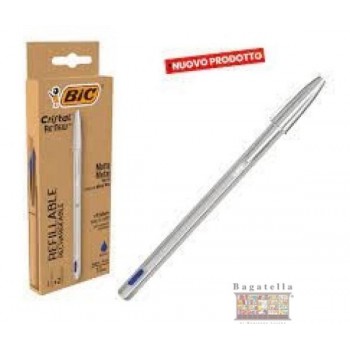 Penna bic blu ricaricabile...