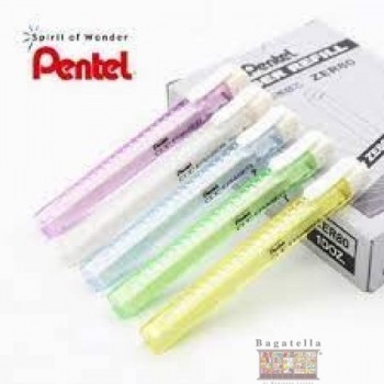 Gomma click pentel azzurra