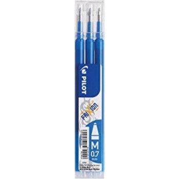 Set 3 refil frixion blu cielo