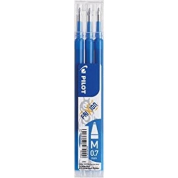 Set 3 refil frixion blu cielo