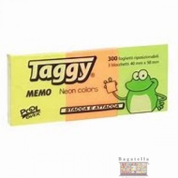 Memo taggy color 38x51 mm