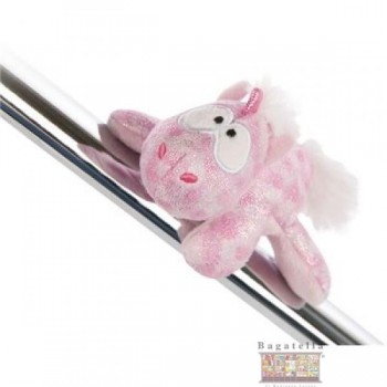 Unicorno rosa magnete 12 cm