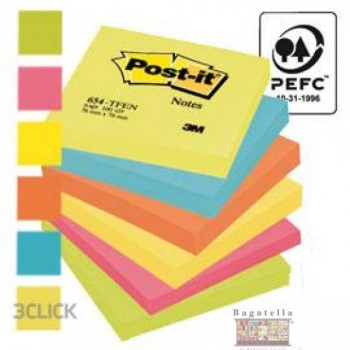 Blocco post it 76x76 colorato