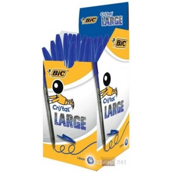 Penna bic cristal large blu...