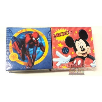 Memo block Spideman e Topolino