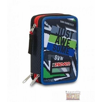 Astuccio 3 zip Seven...